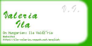 valeria ila business card